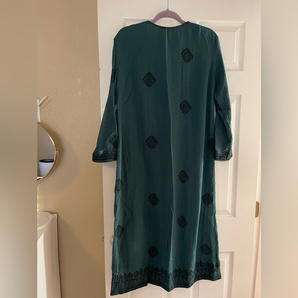 NEW Zara midi dress long sleeve - Picture 6 of 7